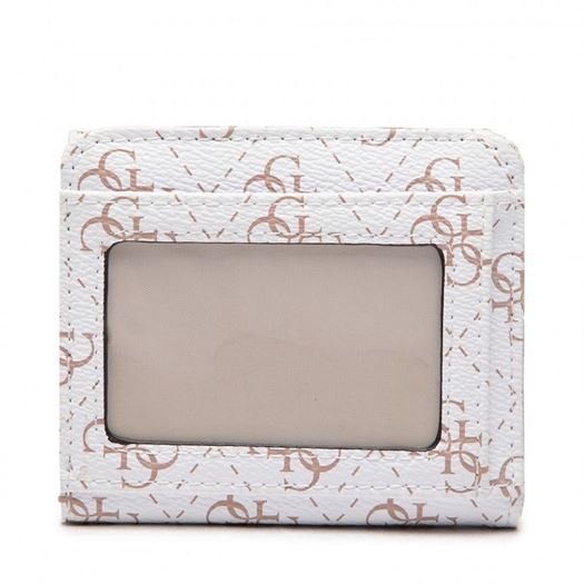 Guess femme kasinta slg card coin p blanc2014203_2 sur voshoes.com