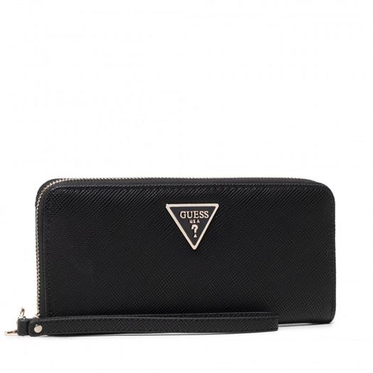 femme Guess femme laurel slg large zip arou noir