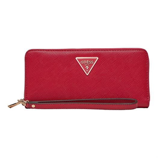 femme Guess femme laurel slg large zip arou rouge