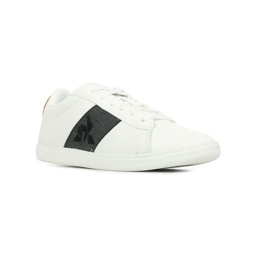 Le coq sportif garcon courtclassic gs black jea blanc2031702_3 sur voshoes.com