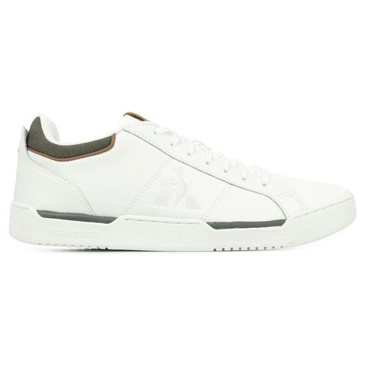 homme Le coq sportif homme stadium workwear leather blanc