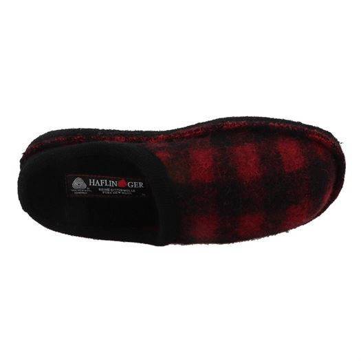 Haflinger homme flair plaid rouge2035201_5 sur voshoes.com