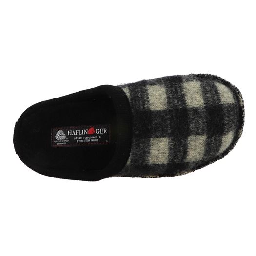 Haflinger homme flair plaid noir2035202_5 sur voshoes.com