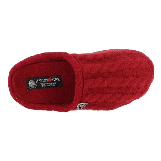 Haflinger femme walktoffel herzerl rouge2036501_5 sur voshoes.com