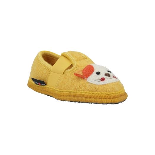 Haflinger fille slipper pets jaune2037402_2 sur voshoes.com