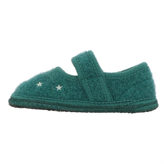 Haflinger fille slipper starlight vert2037501_3 sur voshoes.com