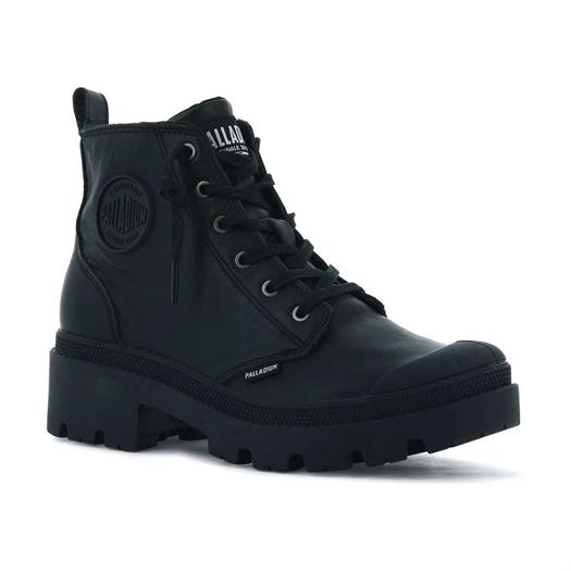 Palladium femme pallabase leather noir2042201_2 sur voshoes.com