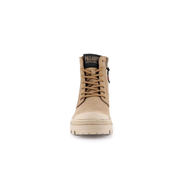 Palladium femme pallabase hi cuff wp marron2042702_5 sur voshoes.com