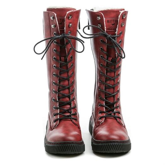 Mustang femme 1436603 rouge2045301_5 sur voshoes.com