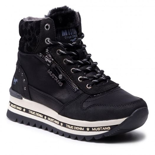 Mustang femme 1364503 noir2045501_2 sur voshoes.com