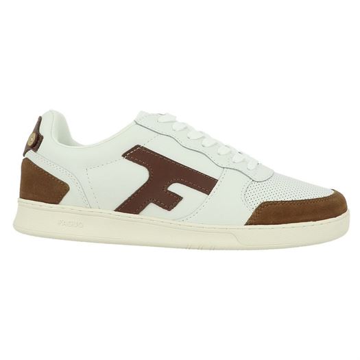 homme Faguo homme hazel leather suede blanc