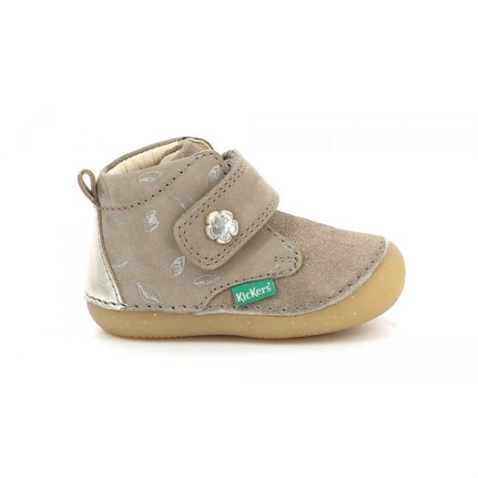 fille Kickers fille sabio beige