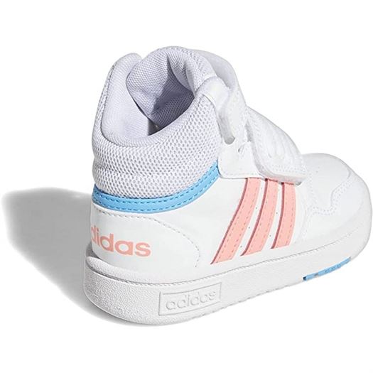Adidas fille hoops mid 3.0 ac i blanc2051701_3 sur voshoes.com