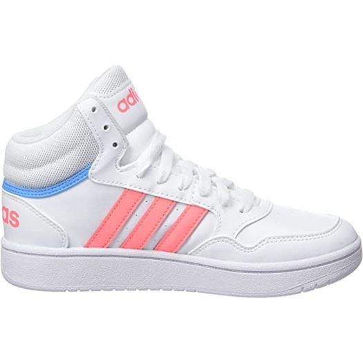 fille Adidas fille hoops mid 3.0 k blanc