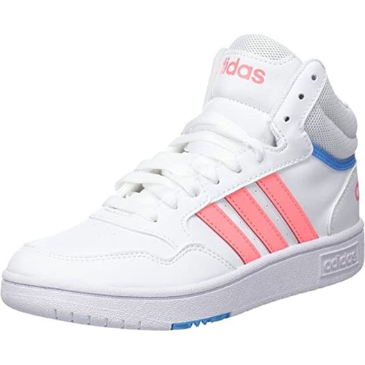 Adidas fille hoops mid 3.0 k blanc2051801_2 sur voshoes.com