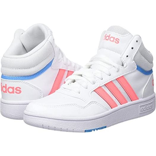 Adidas fille hoops mid 3.0 k blanc2051801_3 sur voshoes.com