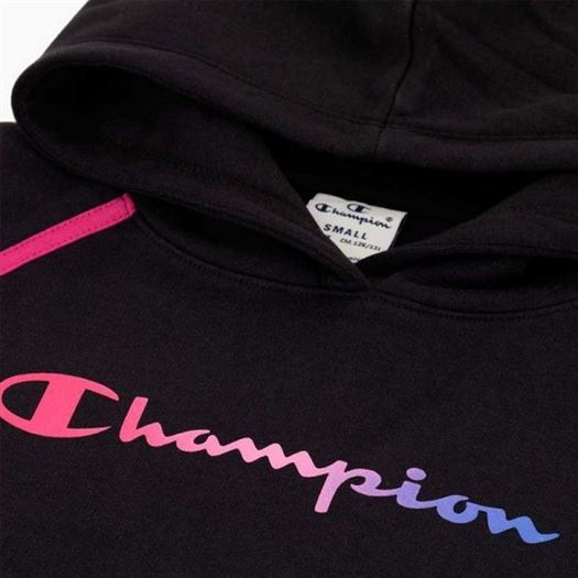 Champion fille hooded sweatshirt noir2053201_2 sur voshoes.com