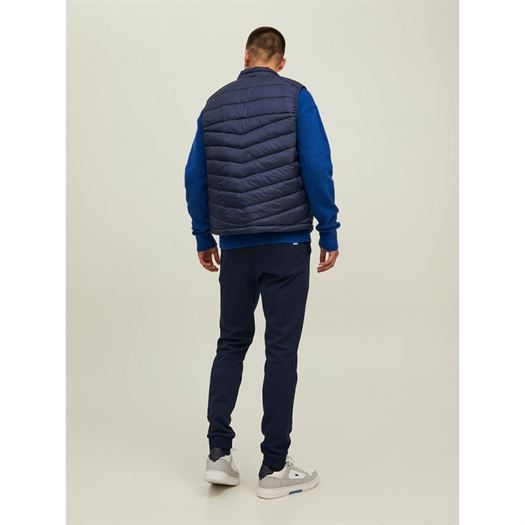 Jack jones homme jjehero bodywarmer collar bleu2053701_3 sur voshoes.com