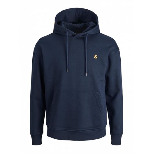 homme Jack jones homme jjestar roof sweat hood n bleu