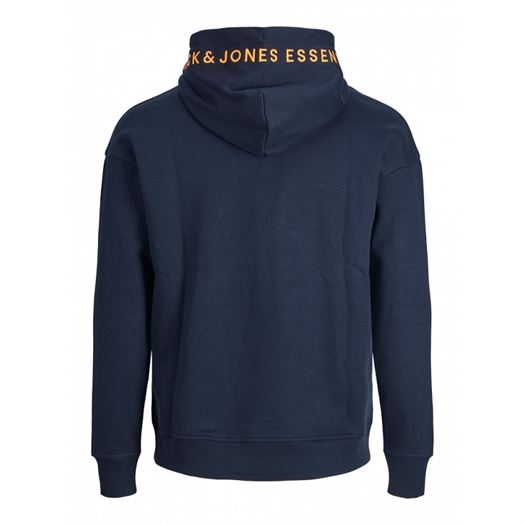 Jack jones homme jjestar roof sweat hood n bleu2054001_2 sur voshoes.com