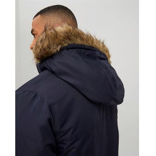 Jack jones homme jjecraft parka sn bleu2054101_3 sur voshoes.com