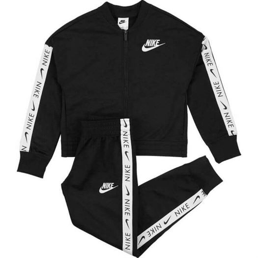Nike fille g nsw trk suit tricot noir2054201_3 sur voshoes.com