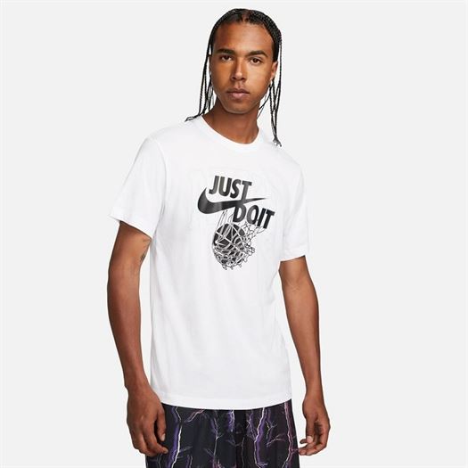 Nike homme tee jdi blanc2055702_4 sur voshoes.com