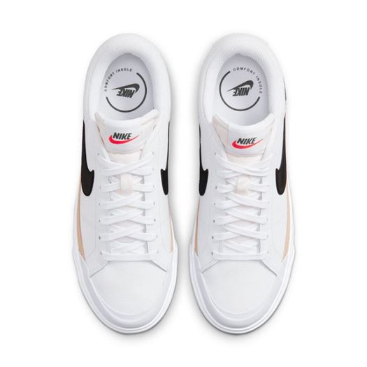 Nike femme wmns court legacy lift blanc2060001_4 sur voshoes.com