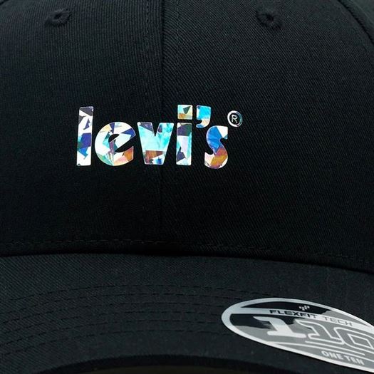 Levi s femme logo flex fit cap noir2062802_3 sur voshoes.com