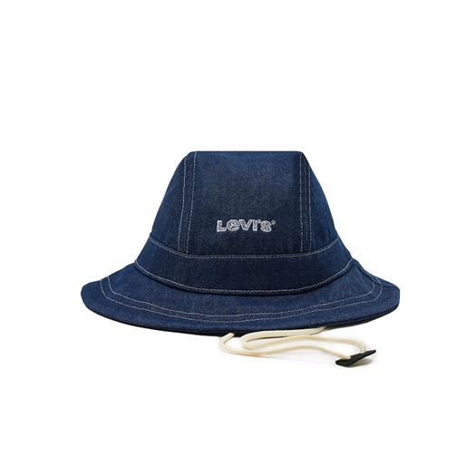 homme Levi s homme denim bucket hat bleu