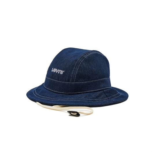 Levi s homme denim bucket hat bleu2063201_2 sur voshoes.com