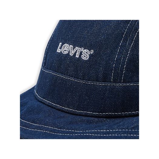 Levi s homme denim bucket hat bleu2063201_4 sur voshoes.com