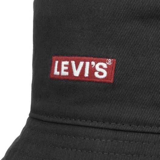 Levi s homme bucket hat  baby tab log noir2063601_4 sur voshoes.com