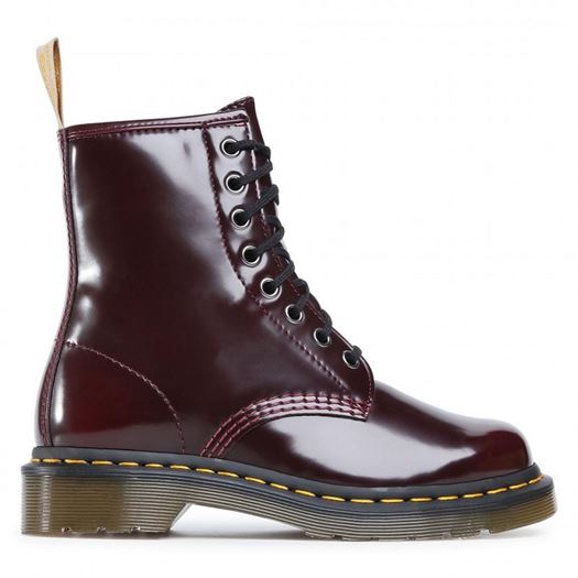 femme Dr martens femme vegan 1460 bordeaux