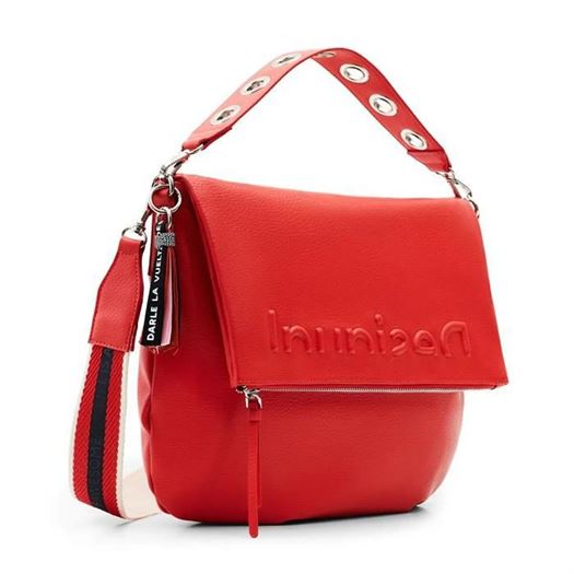 Desigual femme bag half logo 22 bretun orange2069002_2 sur voshoes.com