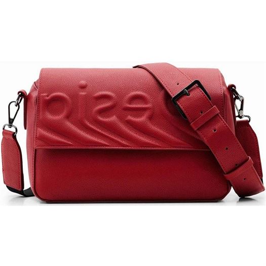 femme Desigual femme bag psico logo phuket str rouge