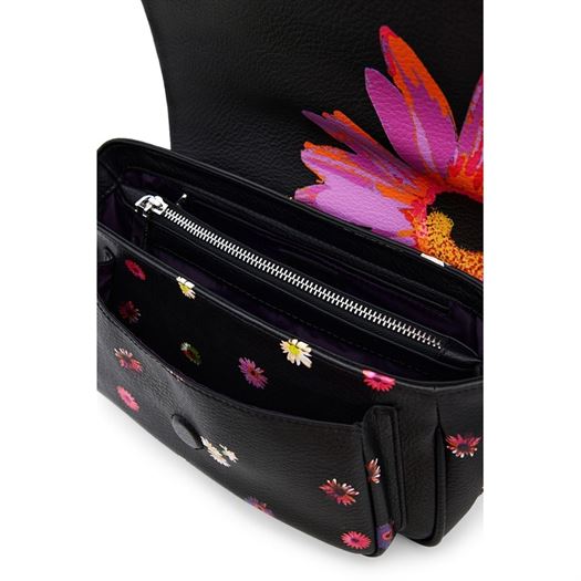 Desigual femme bag daisy pop tromso noir2070101_4 sur voshoes.com