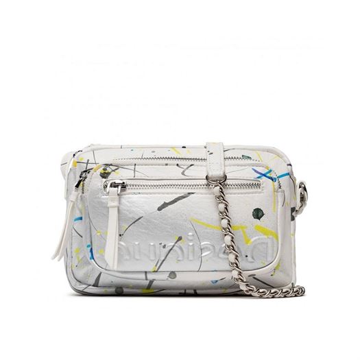 femme Desigual femme bag silver splat cambridg argent
