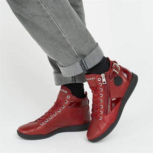 Pataugas femme palmev rouge2078301_4 sur voshoes.com