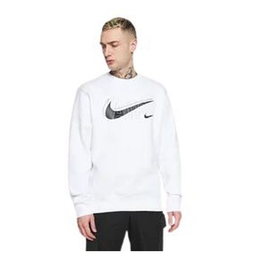 Nike homme m nsw crew prnt blanc2079101_2 sur voshoes.com