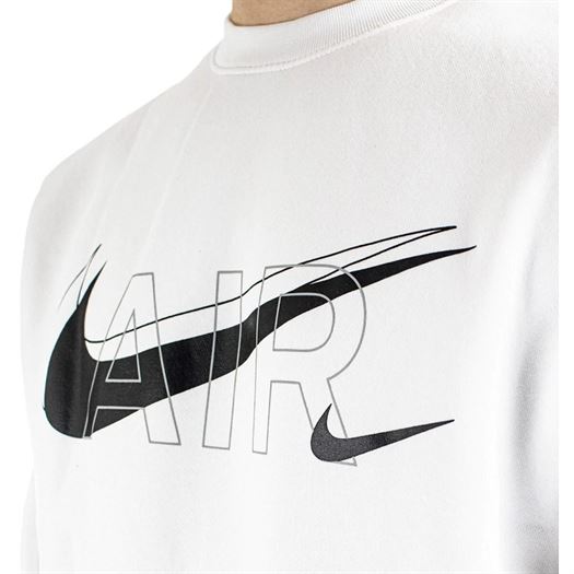 Nike homme m nsw crew prnt blanc2079101_3 sur voshoes.com