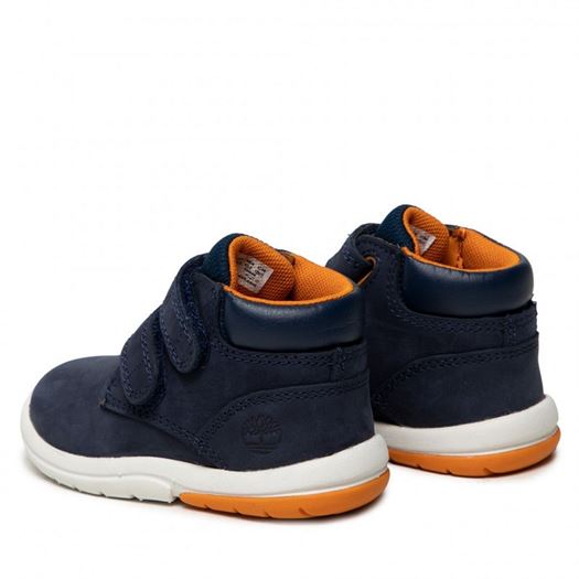 Timberland garcon toddletracks hl boot bleu2080201_3 sur voshoes.com