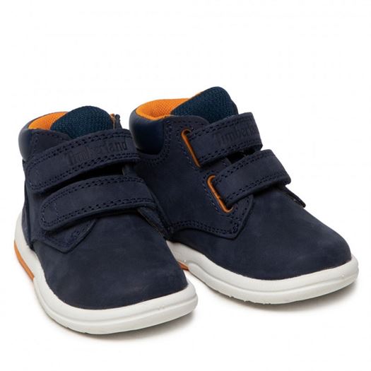 Timberland garcon toddletracks hl boot bleu2080201_4 sur voshoes.com