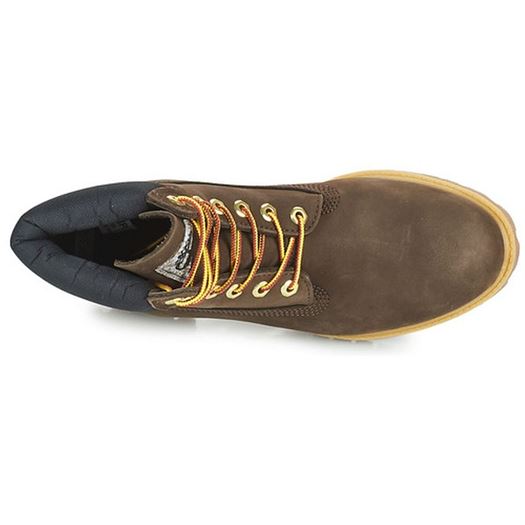Timberland garcon 6 in prem dk marron2081401_6 sur voshoes.com