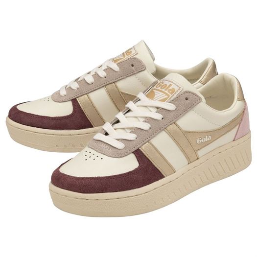 Gola femme grandslam quadrant blanc2087904_3 sur voshoes.com