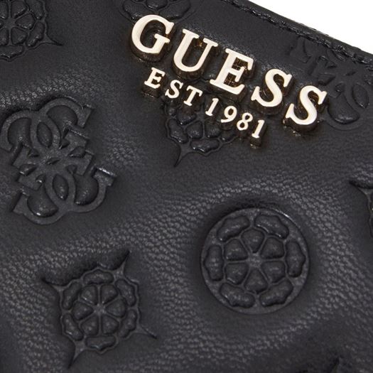 Guess femme la femme slg small zip ar noir2100701_4 sur voshoes.com