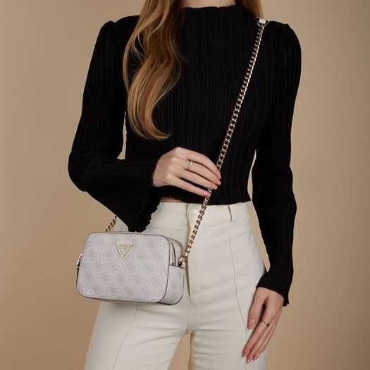 Guess femme noelle crossbody camera beige2101501_4 sur voshoes.com