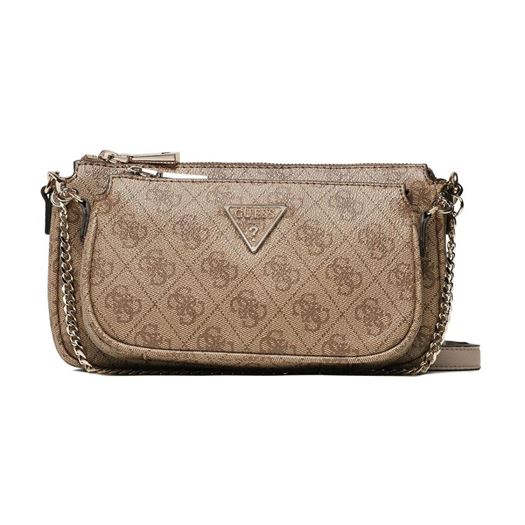 femme Guess femme noelle dbl pouch crossbod beige