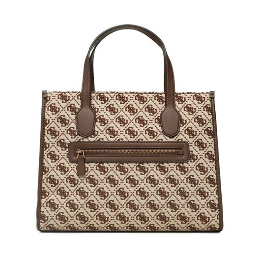 Guess femme izzy 2 compartment tote marron2102101_2 sur voshoes.com