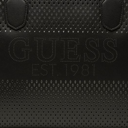 Guess femme katey perf small tote noir2102401_6 sur voshoes.com
